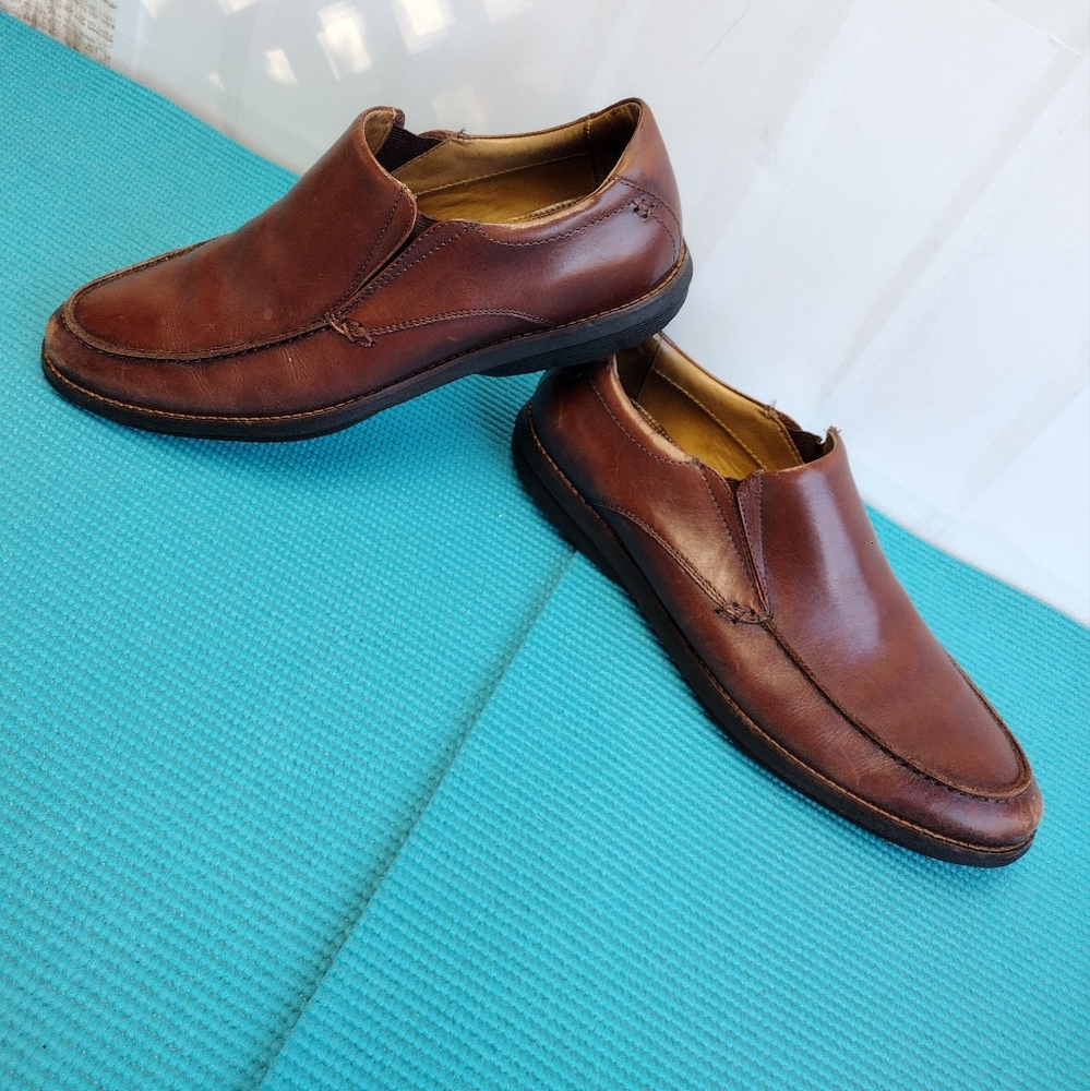 De La Rentis American Classic Mens Leather Loafer Shoes 11M Brazil
